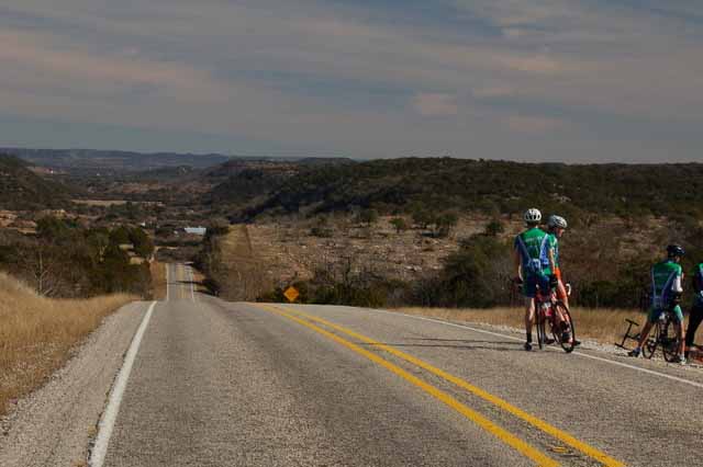 bikers on route 337